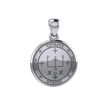 Sigil of the Archangel Raphael Small Sterling Silver Pendant TPD4784 - Jewelry